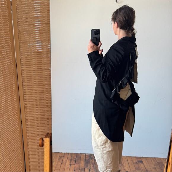 NWT COMME DES GARCONS Couture Cut-Out Deconstructed Blazer - Picture 4 of 14